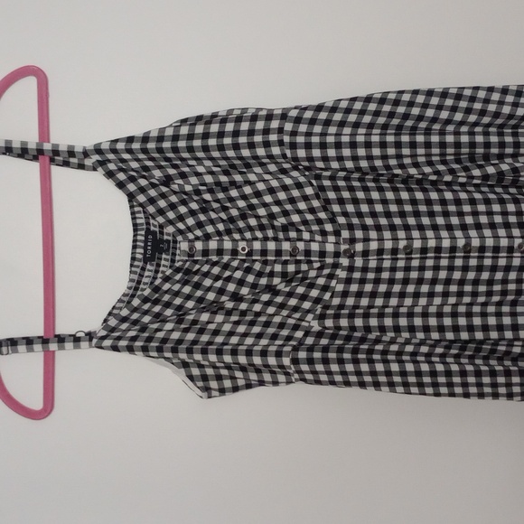 Torrid Women's Black and White Checkered Dress - Picture 3 of 3